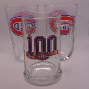 Montreal Canadiens Habs Beer Glass Fan Pack